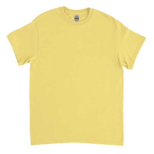 Gildan Heavy Cotton Tees Cornsilk